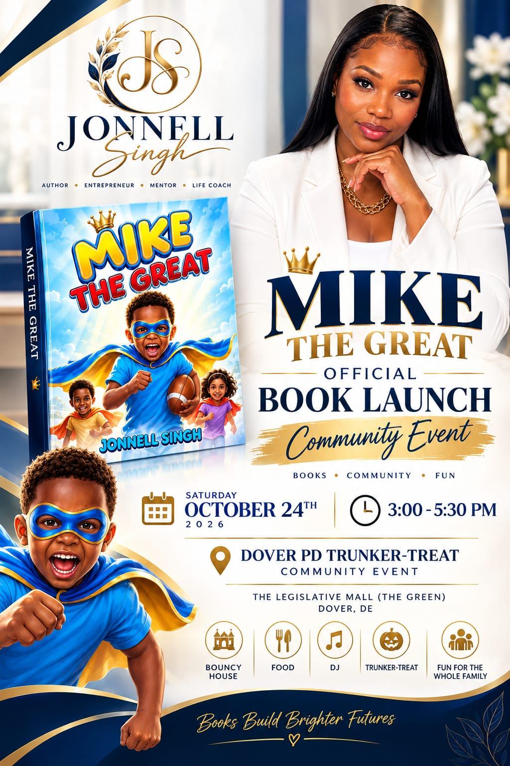 Mike the Great Official Book Launch Community Event